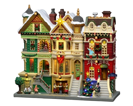 Lemax Christmas On Victoria Street - battery operated