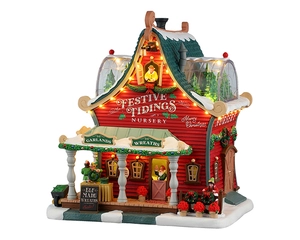Lemax Festive Tidings Nursery - battery operated