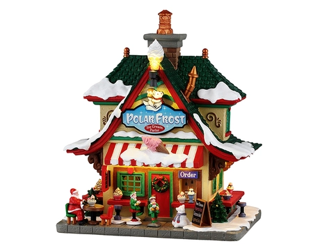 Lemax Polar Frost Ice Cream Parlor - battery operated
