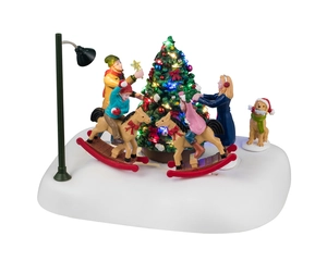 Lemax Rockin Around the Christmas Tree - battery operated