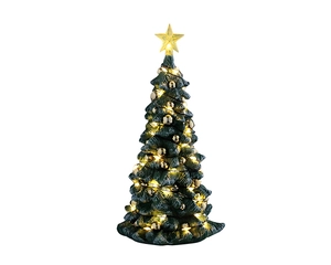 Lemax Snowy Christmas Tree - clear - battery operated