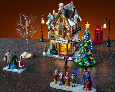 Lemax Tannenbaum Christmas Shoppe set