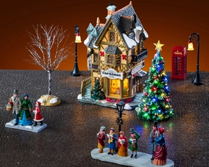 Lemax Tannenbaum Christmas Shoppe set