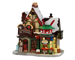 Lemax The Chocolate Dip Fondue