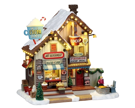 Lemax The Cocoa Shanty - battery operated