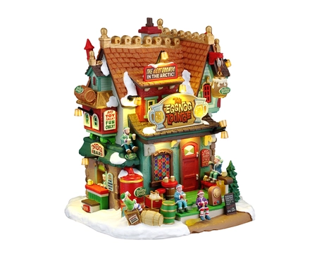 Lemax The Eggnog Lounge - battery operated