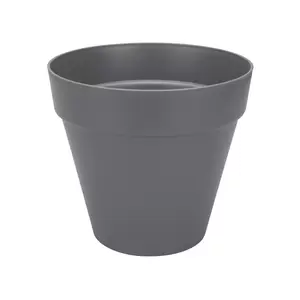 elho Loft urban rond met wielen d60 cm antraciet