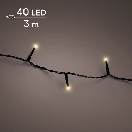 Lumineo LED basic steady soft gold - l300cm