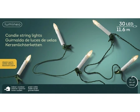 Lumineo LED candle l1160cm-30l - afbeelding 2