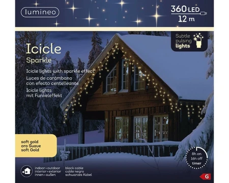 Lumineo LED icicle L1200h50c360L - afbeelding 2