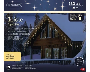 Lumineo LED icicle L600h50cm180L - afbeelding 2