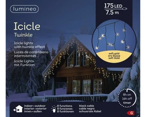 Lumineo LED icicle L750cm-175L - afbeelding 6