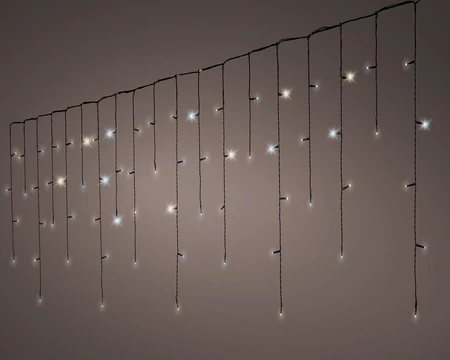 Lumineo LED icicle twinkle warm white/cool white - l750h50cm