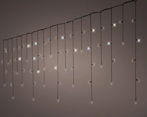 Lumineo LED icicle twinkle warm white/cool white - l750h50cm