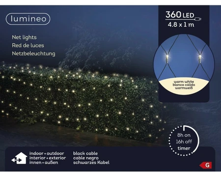 Lumineo LED net lights 360l - afbeelding 2