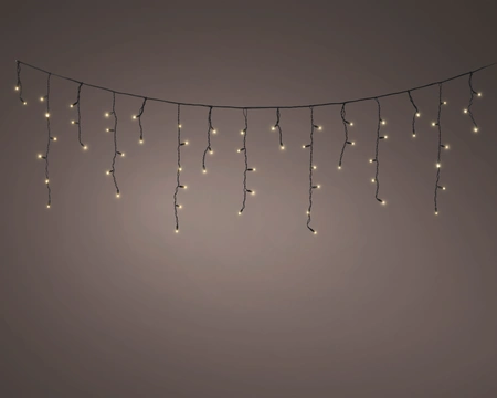 Lumineo LED Pro-lights icicle steady soft gold - l360h60cm