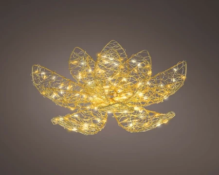 Lumineo Micro LED bloem metal flashing classic warm/warm white - d28cm