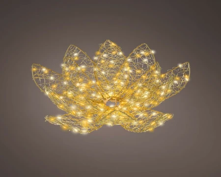 Lumineo Micro LED bloem metal flashing classic warm/warm white - d38cm