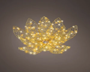 Lumineo Micro LED bloem metal flashing classic warm/warm white - d38cm