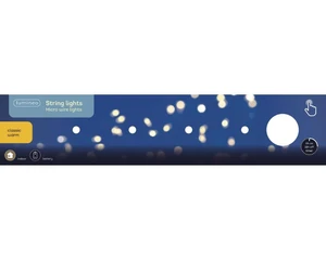 Lumineo Micro stringlights l195cm-40l - afbeelding 2