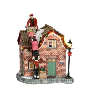 Luville pieten beklimmen huis - battery operated