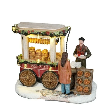Luville pretzel market shop - battery operated
