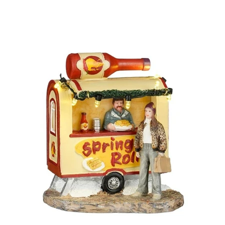 Luville spring rolls market - battery operated