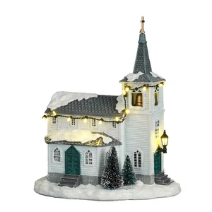 Luville wooden church - battery operated