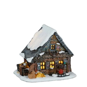 Luville woodworker barn LED - battery operated