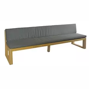 Max & Luuk Alec bank zonder armleuning 270x66x81cm teak - afbeelding 1