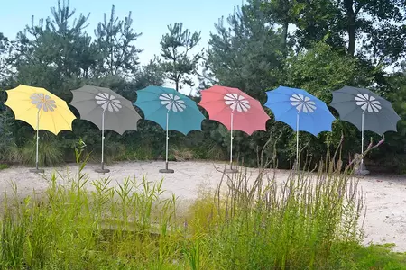 Max & Luuk Flora parasol Ø250 cm metaal cielo - afbeelding 2