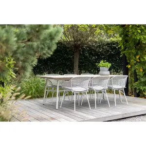 Max & Luuk Kelvin tuinstoel incl. kussen - stone - afbeelding 3