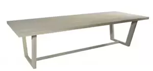 Max & Luuk Lauren tafel 300x110x76cm teak aged finish