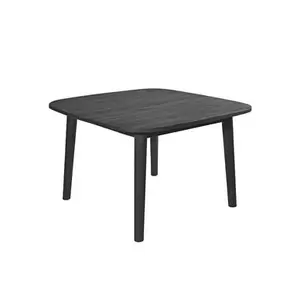 Max & Luuk Lennon tafel 120x120x76cm teak charcoal finish - afbeelding 1