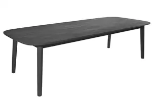 Max & Luuk Lennon tafel 280x110x76cm teak charcoal finish - afbeelding 1