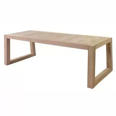 Max & Luuk Mason low dining tafel 300x110x69cm teak - afbeelding 1