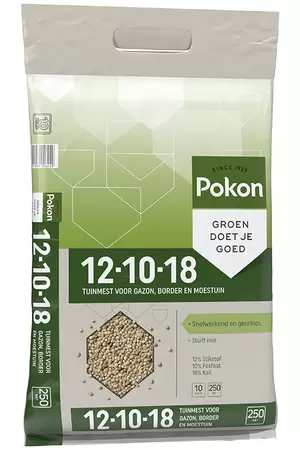 Pokon Meststof gazon-tuin 12-10-18 10 kg