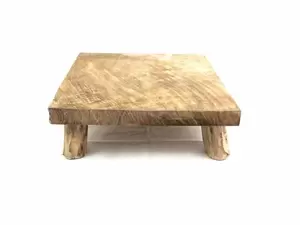 van der Leeden Plateau teak vierkant - l15 x b15 x h6 cm