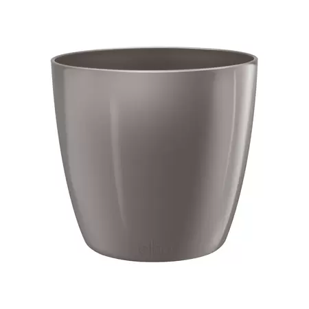 elho pot brussels diamond rond d22 cm oyster pearl