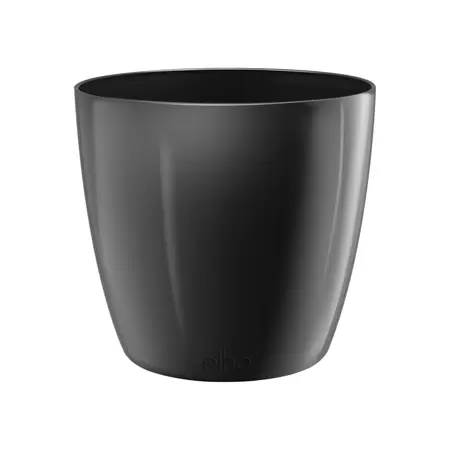 elho pot brussels diamond rond d30 cm metallic black