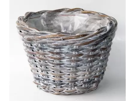 van der Leeden Pot white wash D35xH25 cm