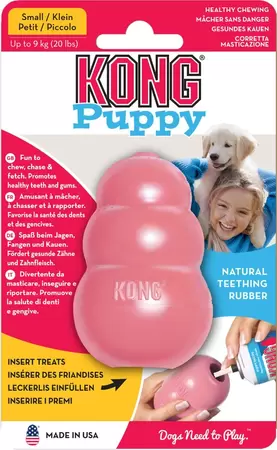 Puppy kong small groen / wit