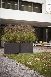 elho pure soft brick divider wielen 80 cm anthracite