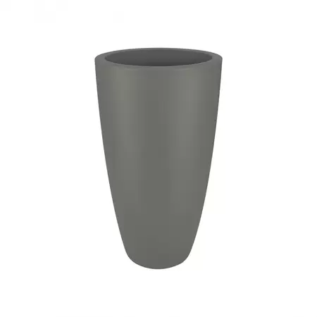 elho pure soft rond hoog d40 cm stone grey