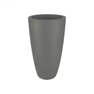 elho pure soft rond hoog d40 cm stone grey
