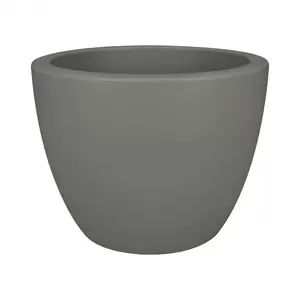 elho pure soft rond wielen d30 cm stone grey