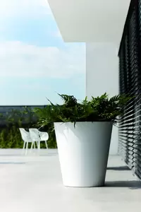 elho pure straight rond d35 cm white