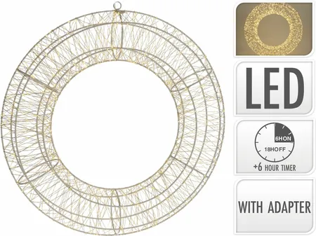 Ring 1440LED warm wit