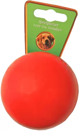 Rubber bal 7.5 cm rood