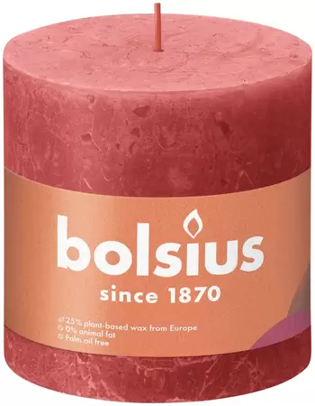 Bolsius Rustiek stompkaars Blossom Pink
